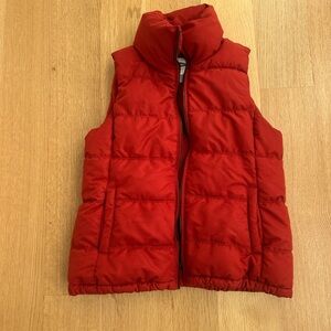 Old Navy Kids Cherry Red Puffer Vest